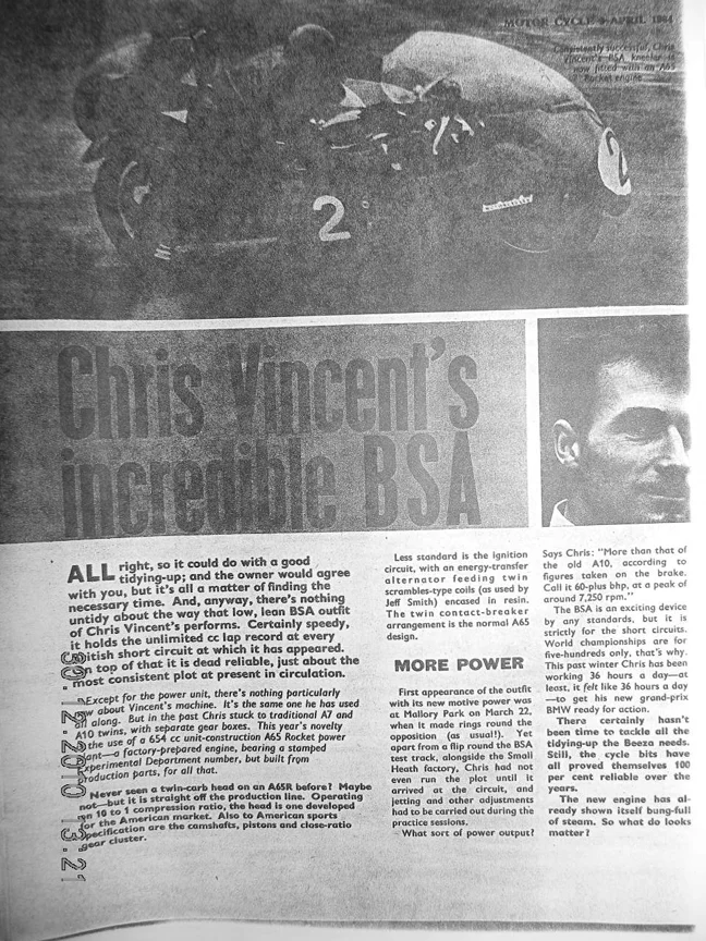 BSA 850 twin hill climber