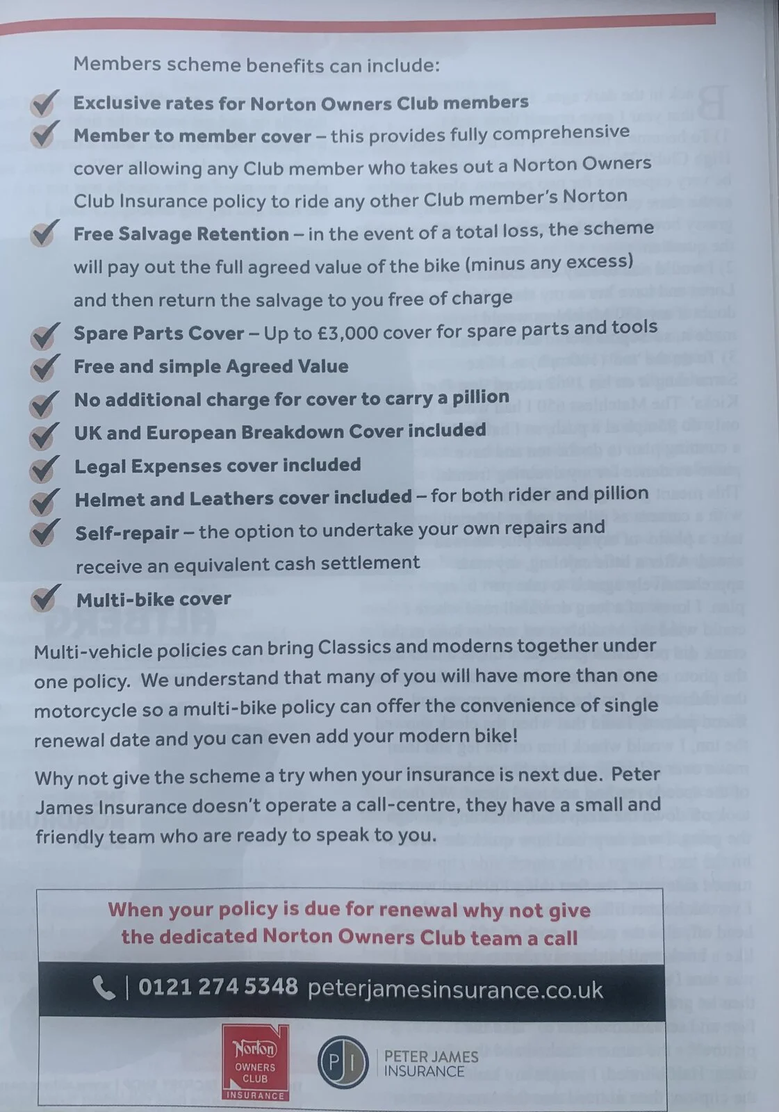 NOC motor cycle insurance