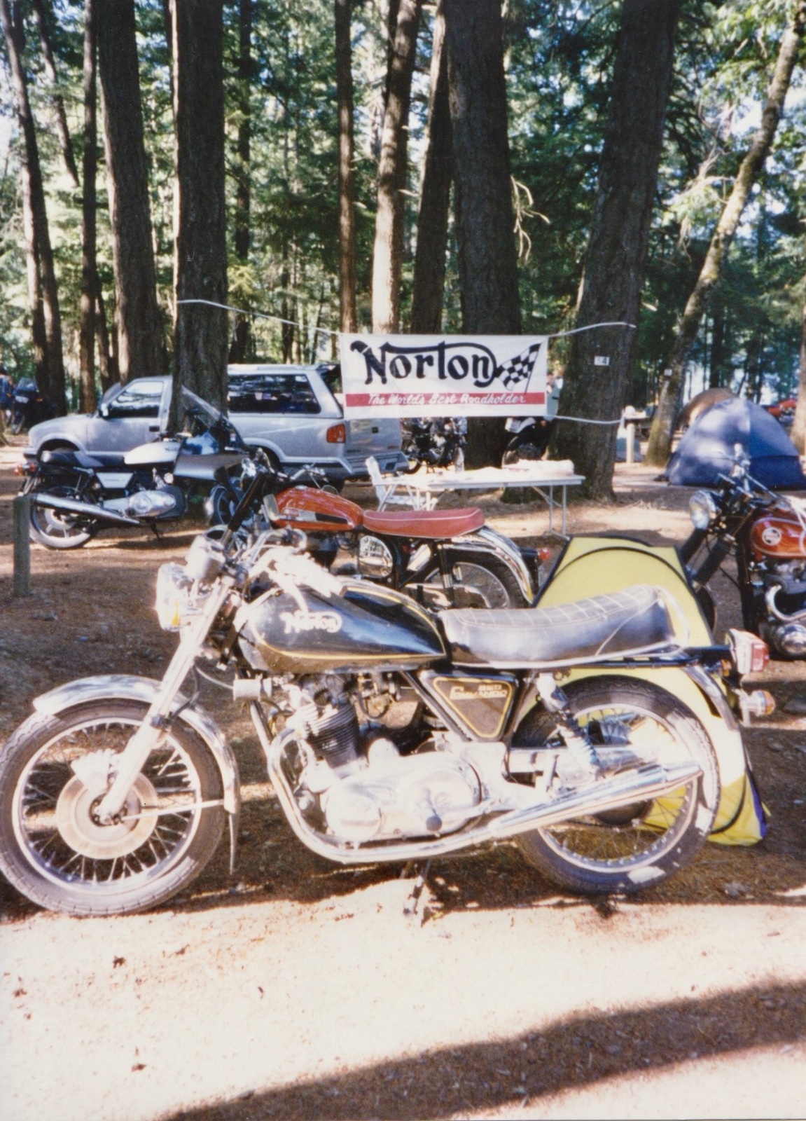 Norton Commandos from my 1990s Archive