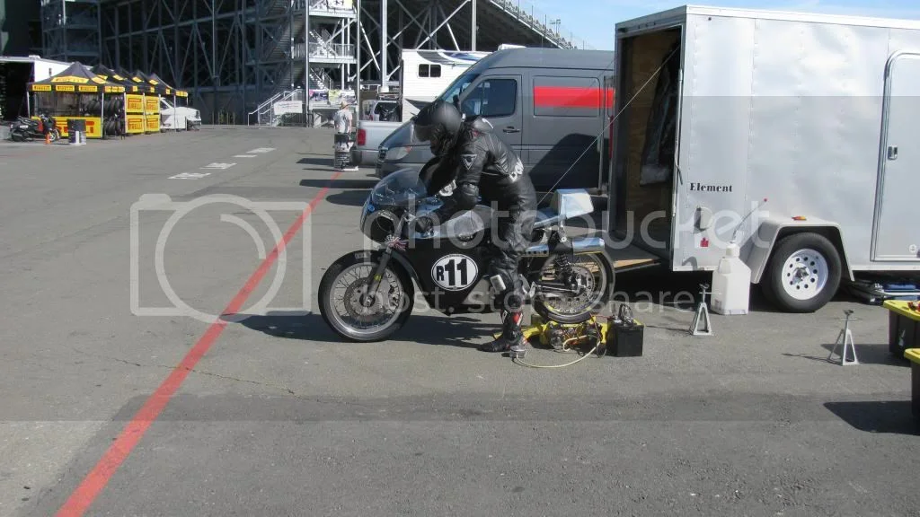 Nortons Racing on left coast.