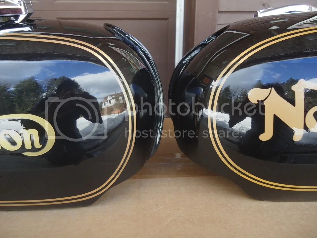 THE VINTAGE VENDOR VS PRE-PAINTED REPRO, YOU DECIDE...