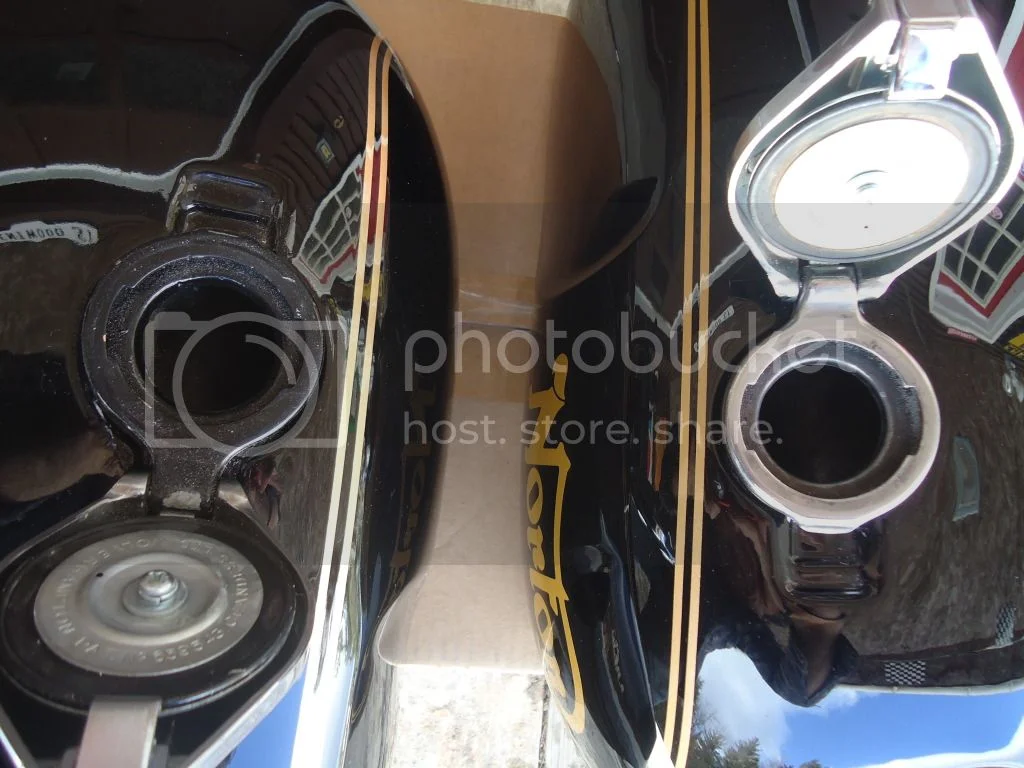 THE VINTAGE VENDOR VS PRE-PAINTED REPRO, YOU DECIDE...