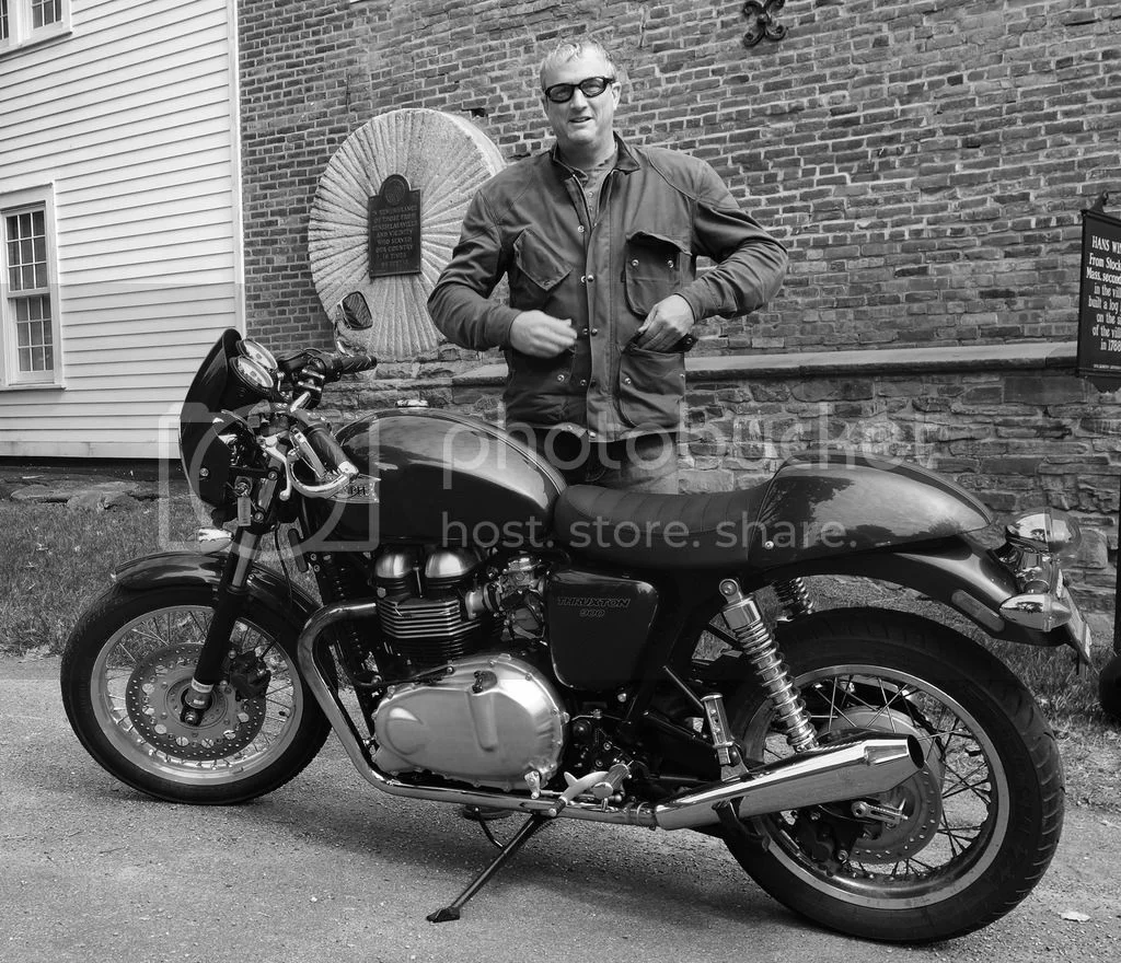 Two Brit Bikes out for a Sprint.