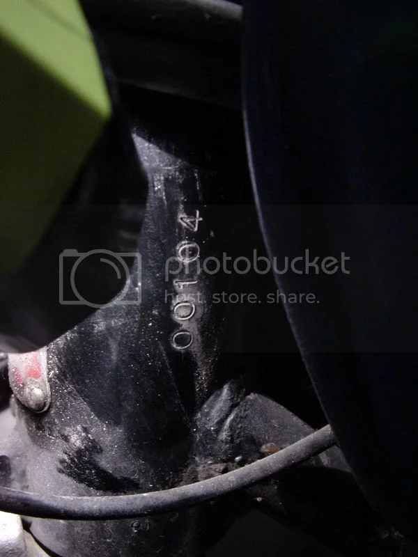 Owners with 1973 850's, look for number 00104 (2015)