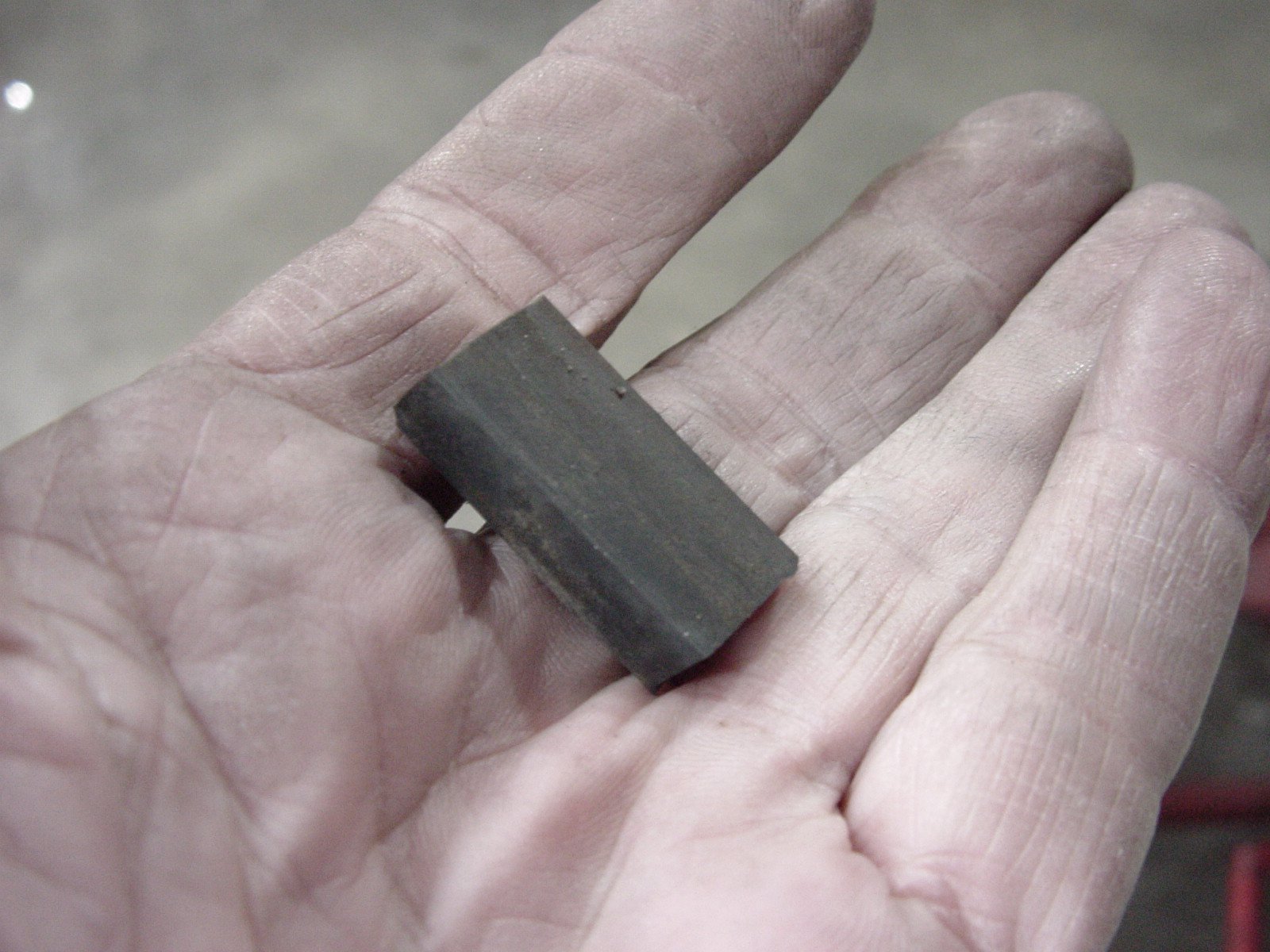 Hard Rubber spacer for the front  bolt attaching the chain guard on a MK2A