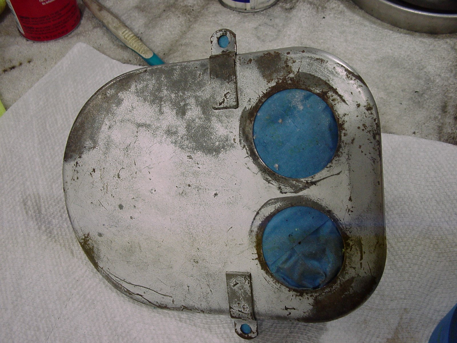 air cleaner front plate on a 1974 with baffle