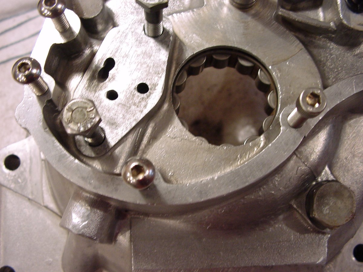 Timing side main bearing shim on a MK3