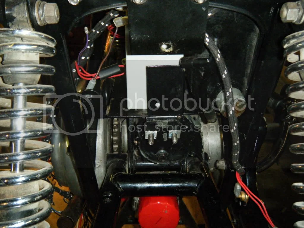 spacing between horn mount and fender.