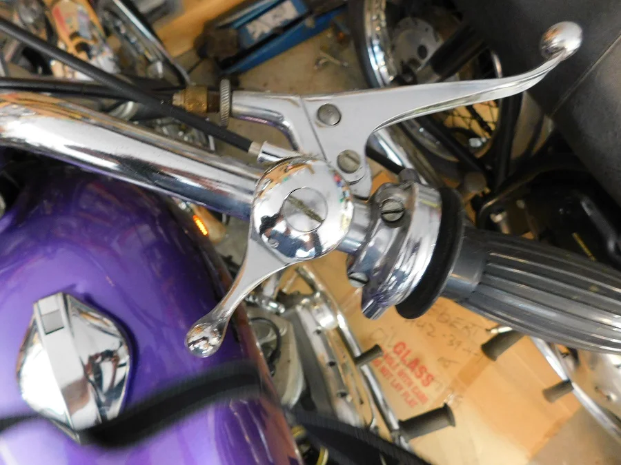 Early, 1969, Commando brake/clutch adjusters