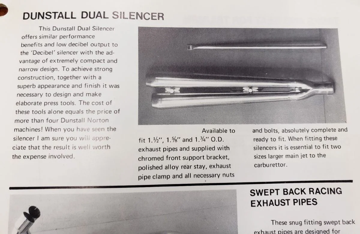 Commando exhaust design ?