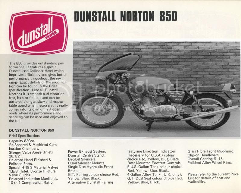 1973 Norton Dunstall 850 , its was mine