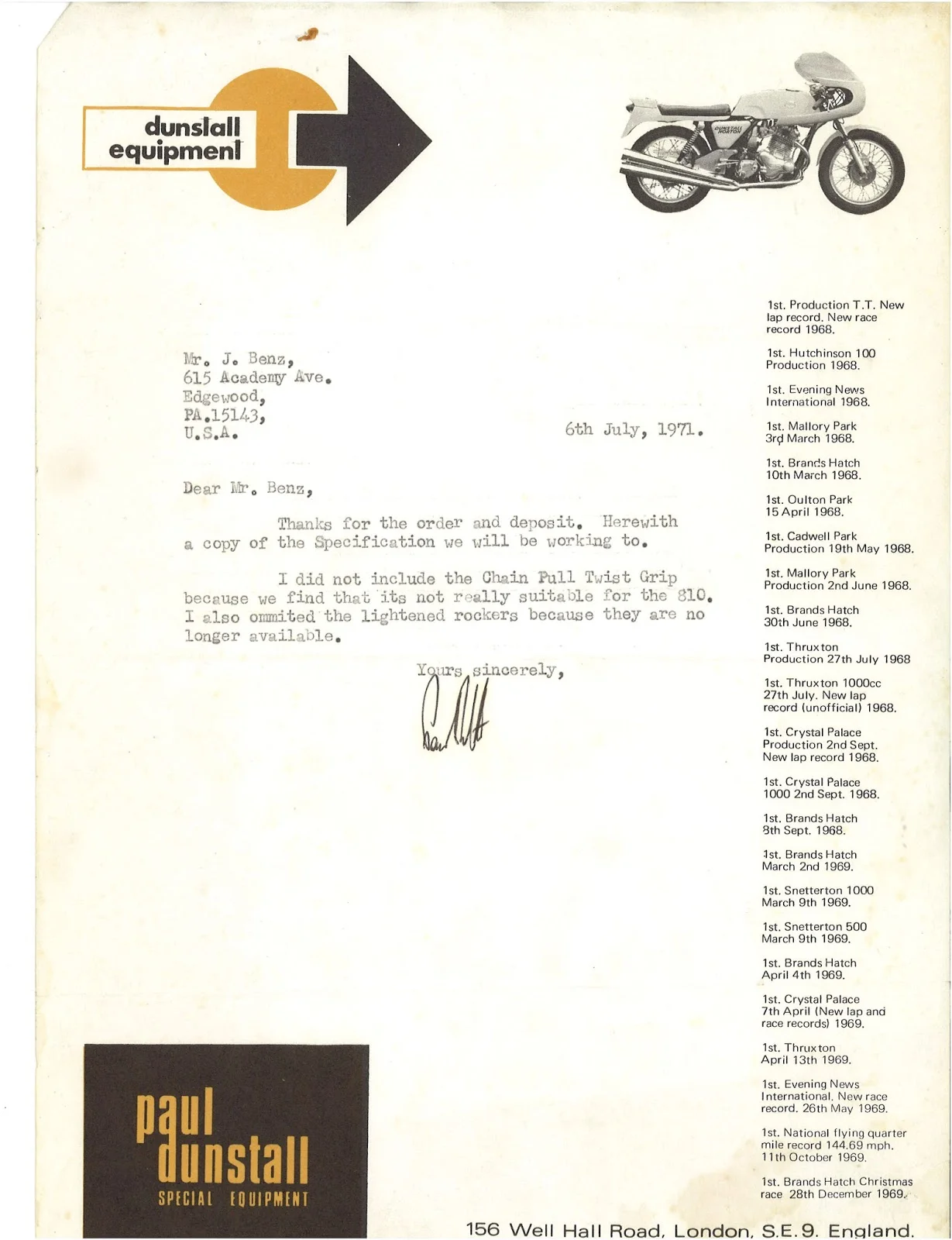 A Slice of Dunstall Norton History (2013)