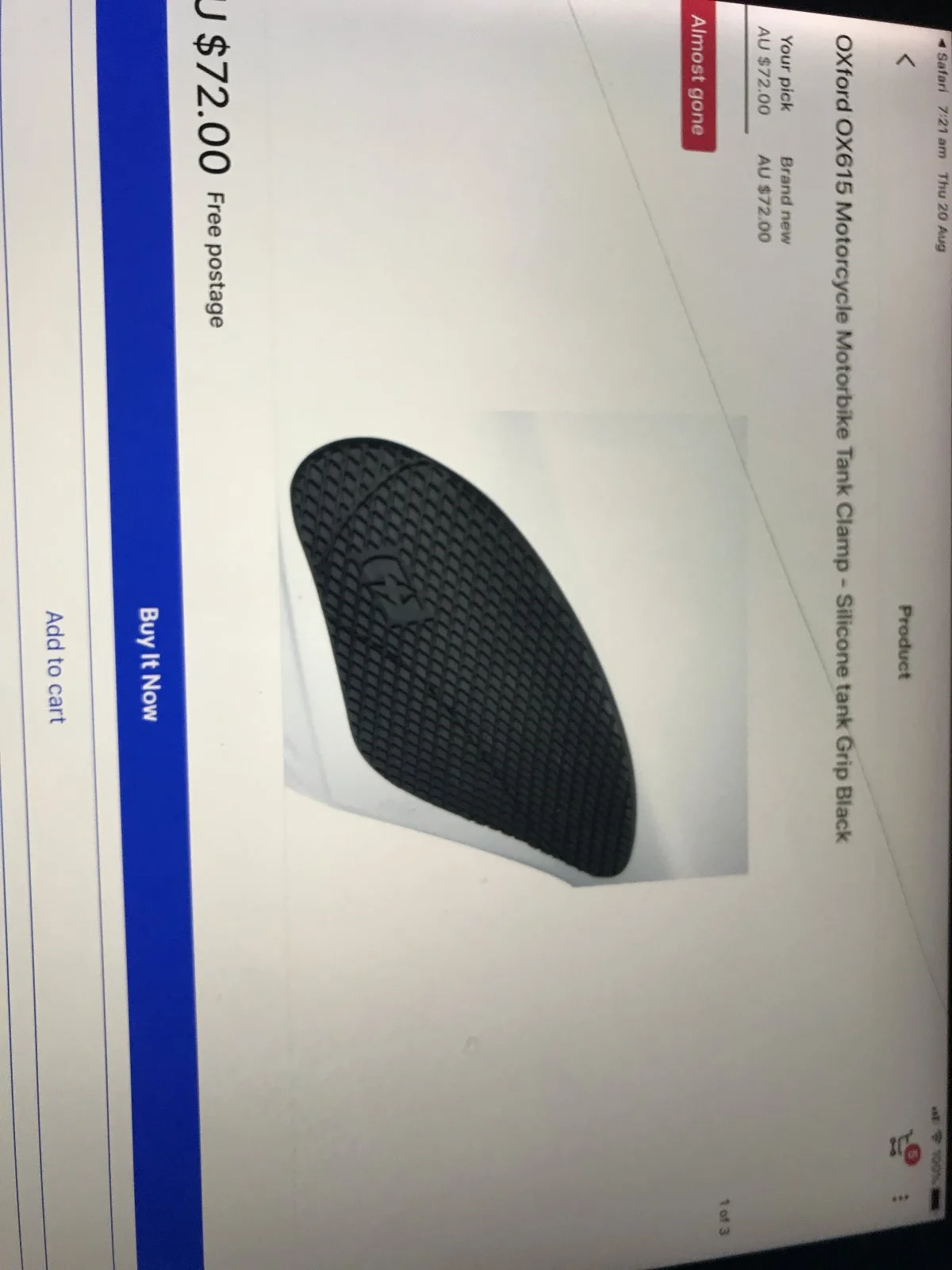 Norton Commando 961 Tank Knee Pads