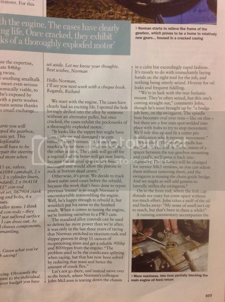 Classic Bike new build report