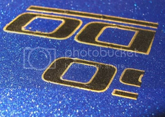 Painting stick on decals