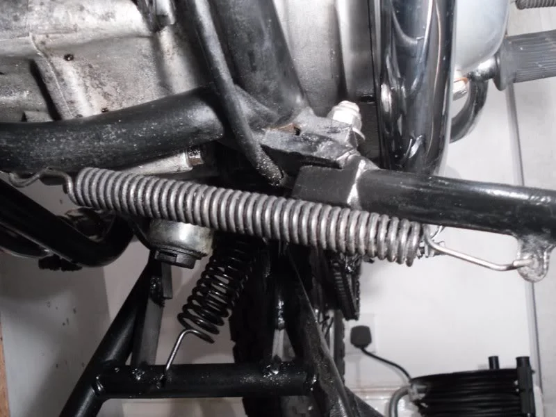 Side Stand Spring Hole Location