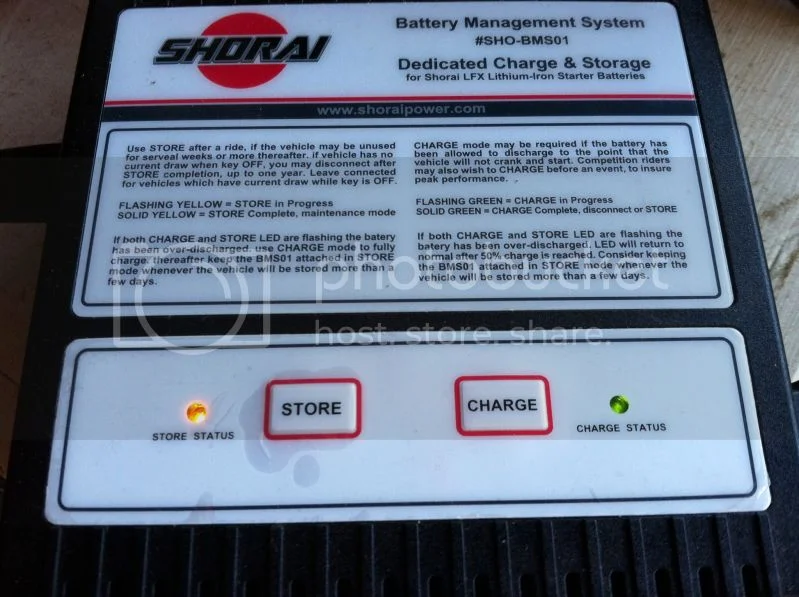 Shorai - dont do what I did