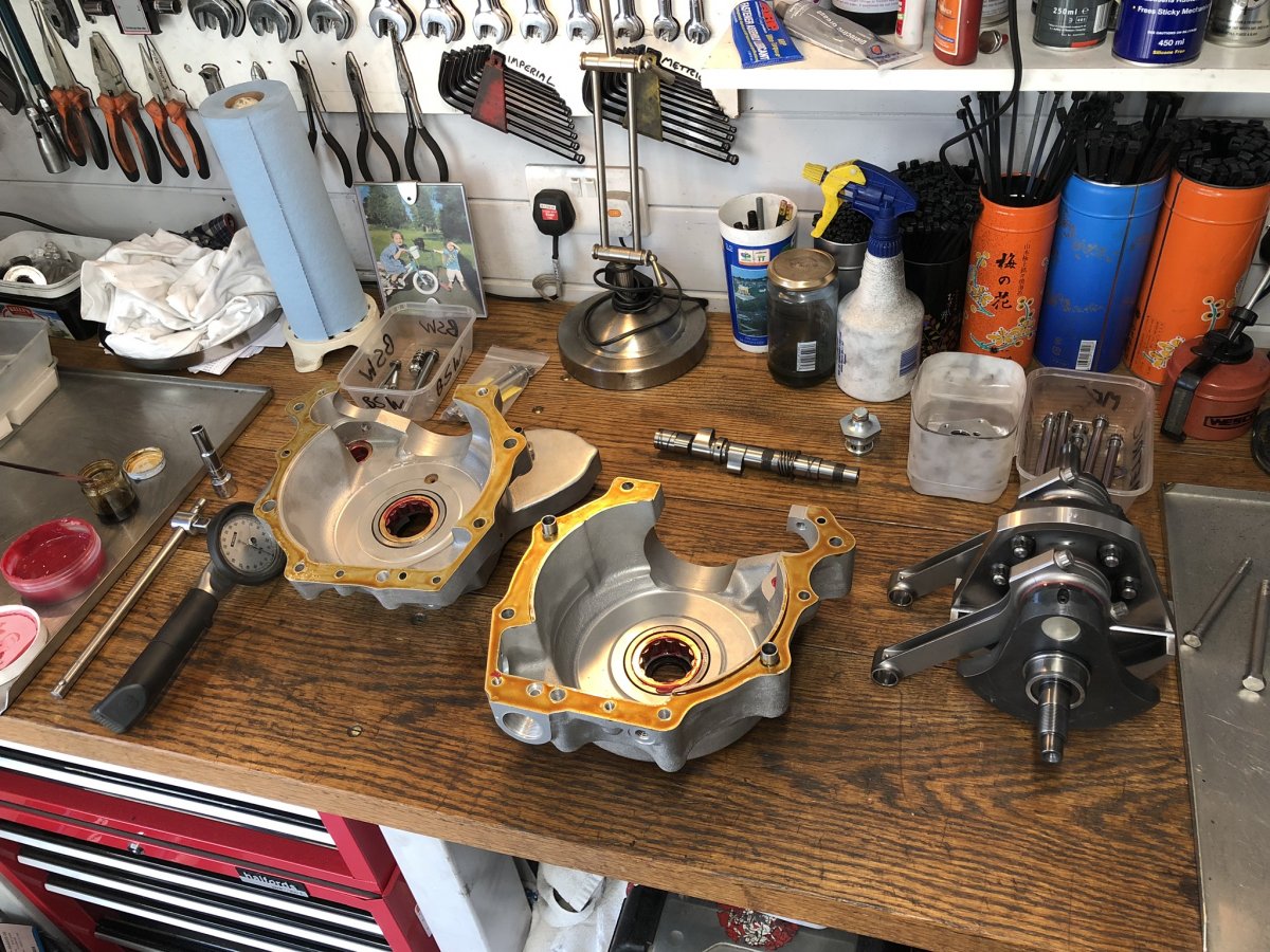 Crankcase mods and build update