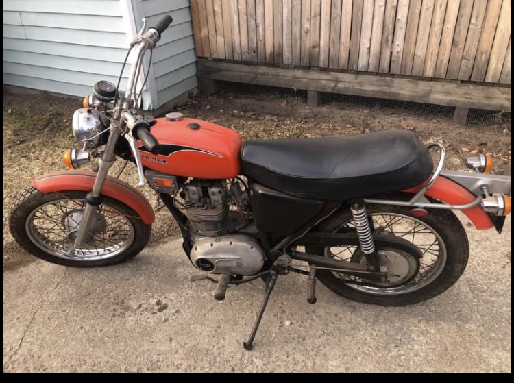 Barn Find Triumph Cleaning