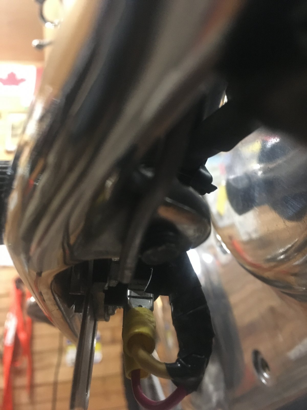 Brake pedal safety spring