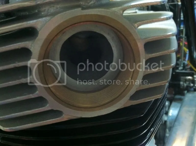 norton exhaust thread