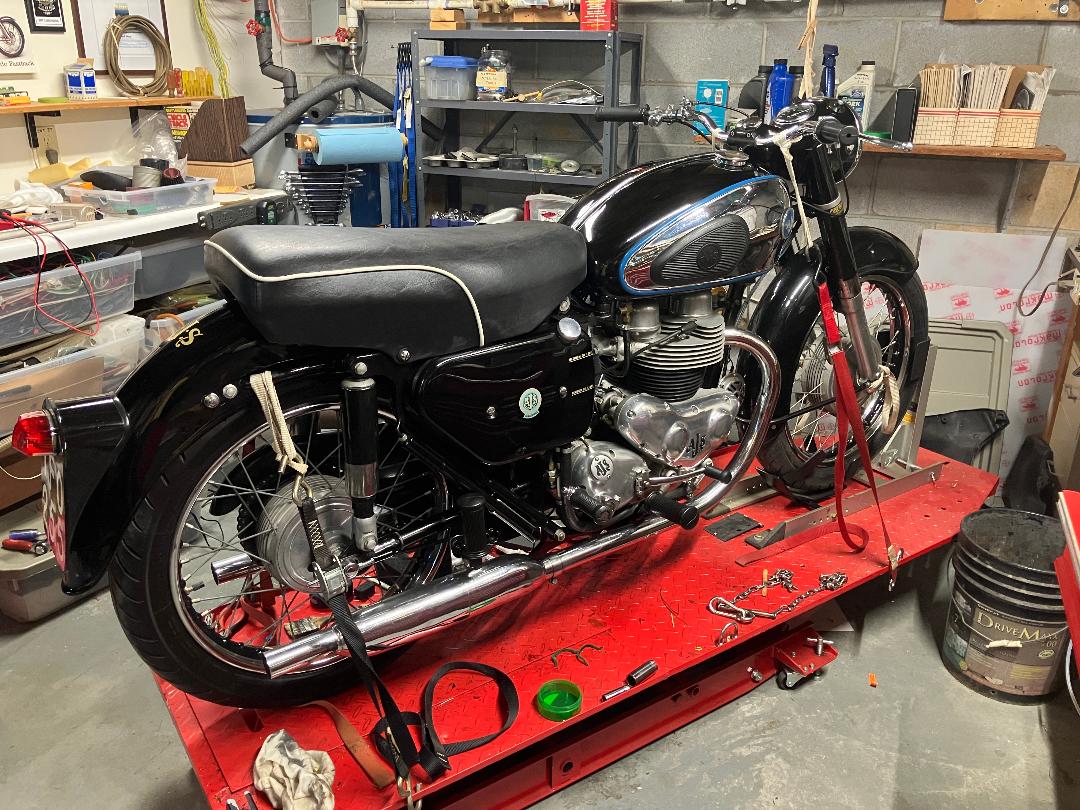 Back on the AJS for startup: