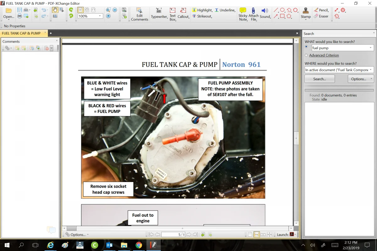 Low fuel light with full tank