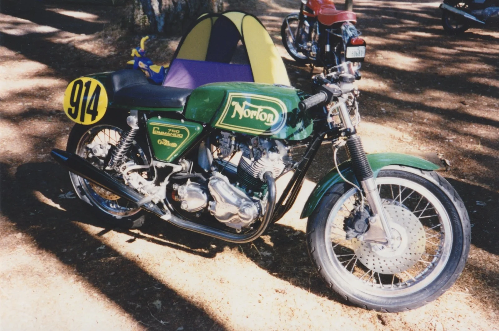 Norton Commandos from my 1990s Archive
