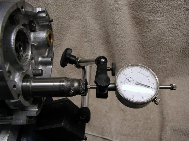 Shims on the kickstart shaft.