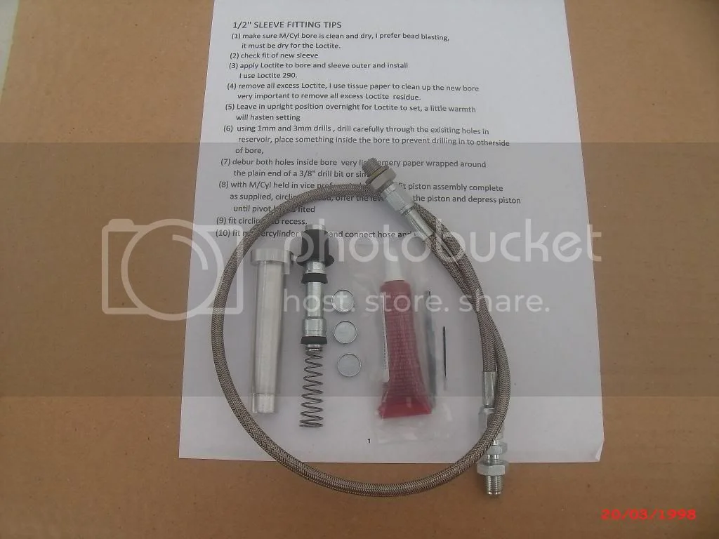 Disc brake upgrade for 850