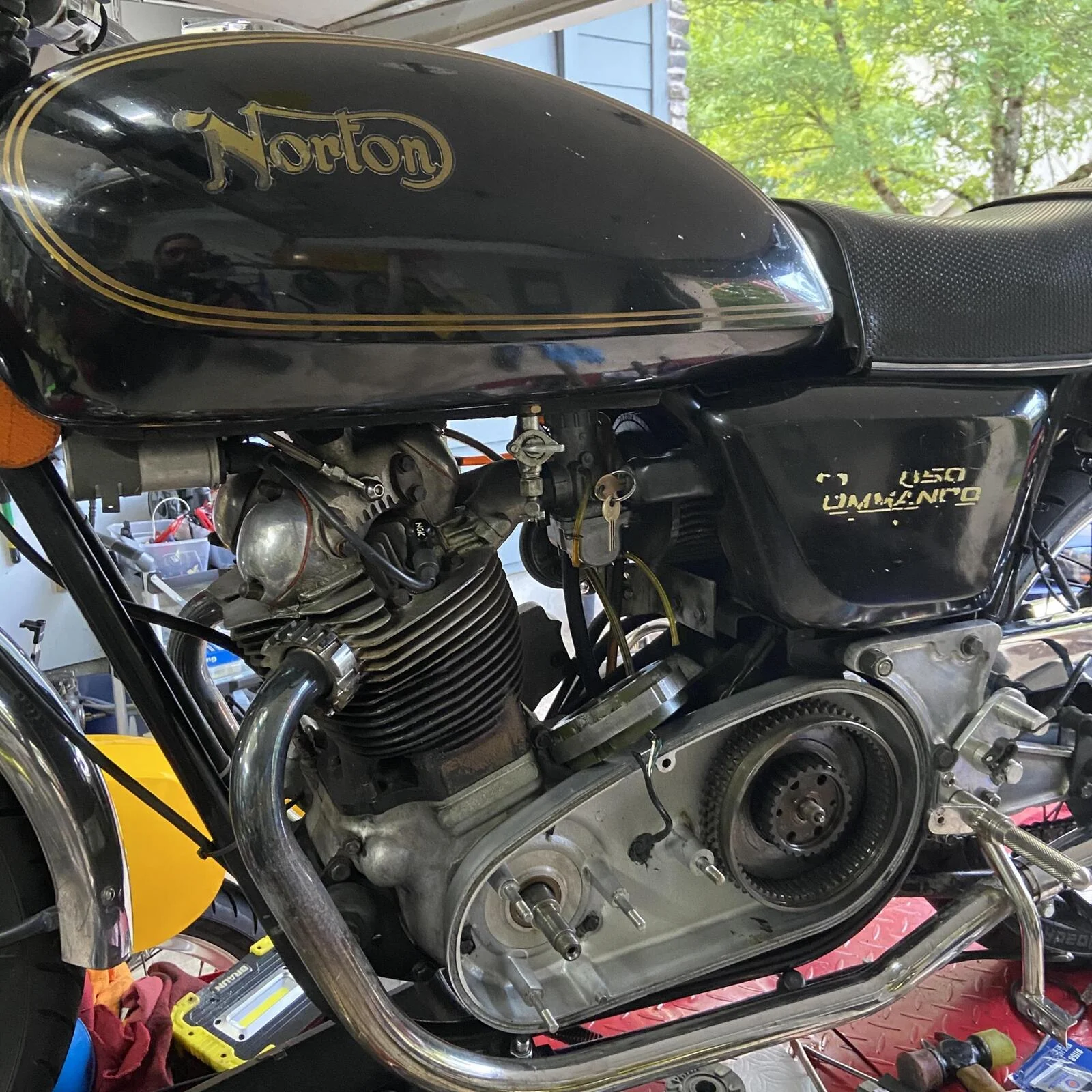 Clutch Pull and Clutch Stack Height Access Norton