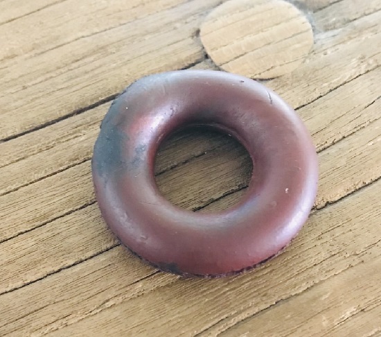 Large rubber grommet for harness