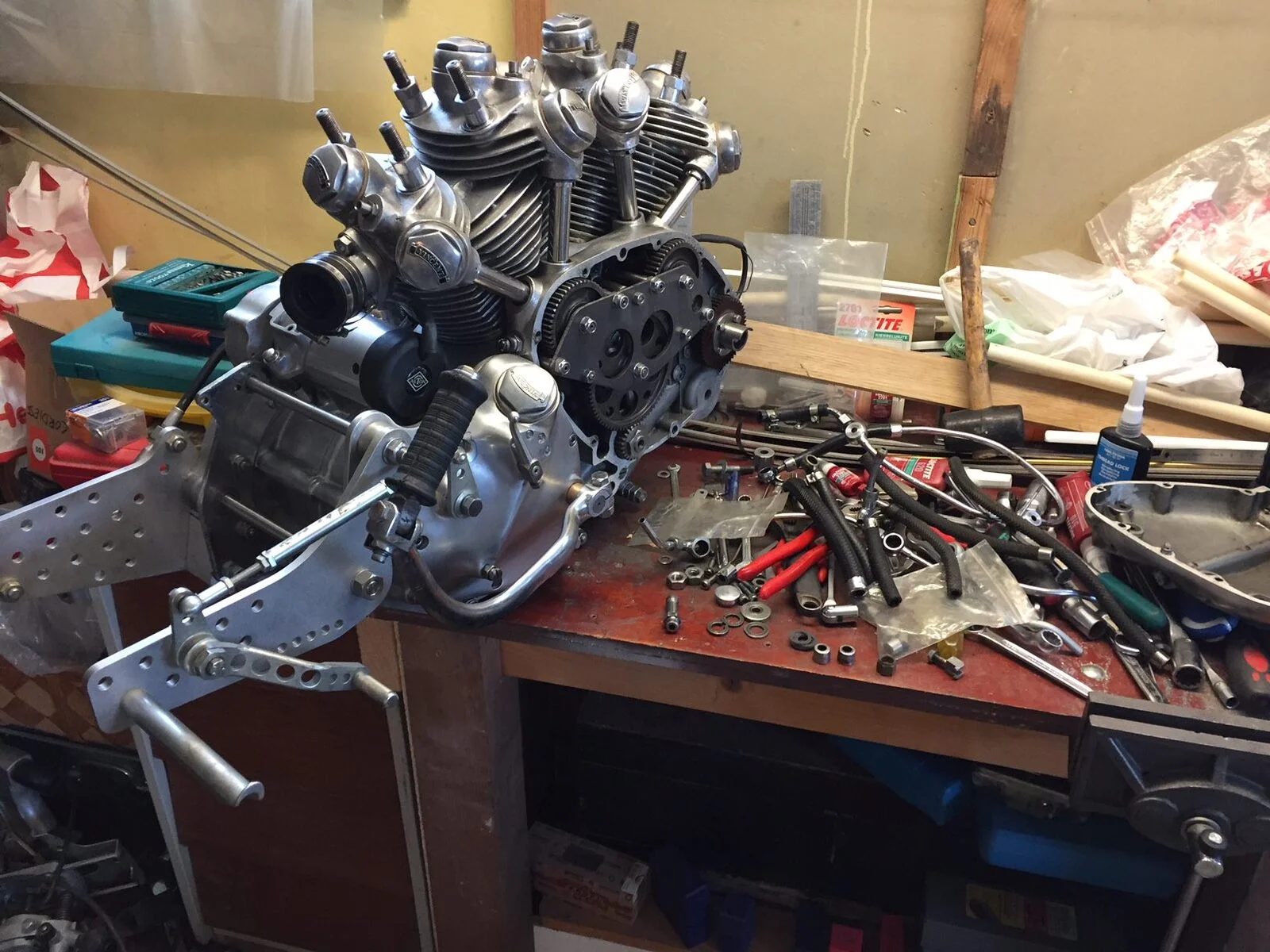 Crankcase repair (53 Vincent restoration)