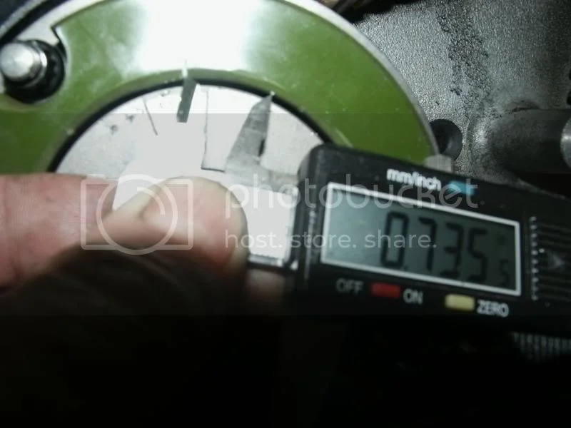 Attach a degree wheel to the rotor