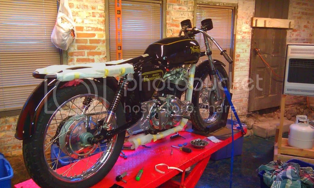 new paint, bike getting closer