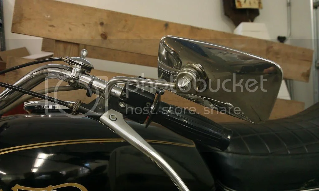 1974 850 Commando Correct Mirrors Access Norton