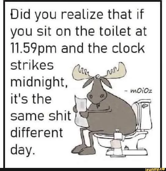 Same shit different day  !