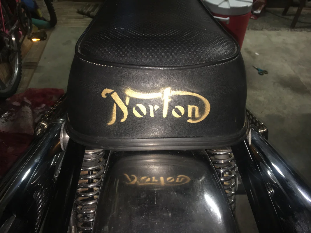 Norton tank stencil needed