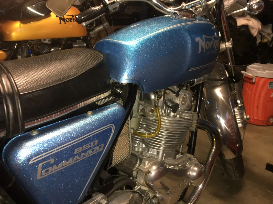 1974 Commando Paint - Blue
