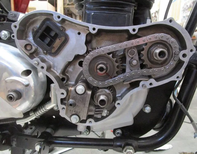 Norton N15 oil tank vent pipe. Access Norton