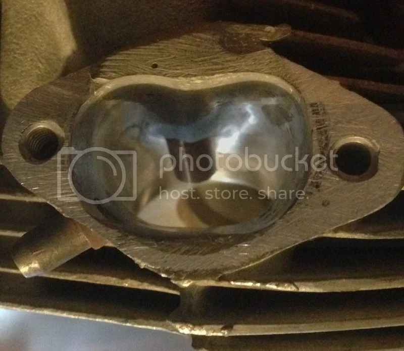 Norton intake ports compared to Harley XR 750 (2013)