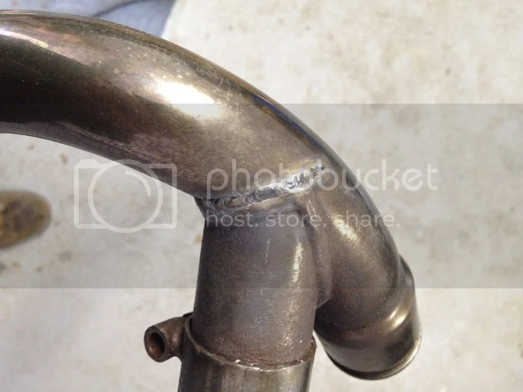 Fractured Exhaust Pipe