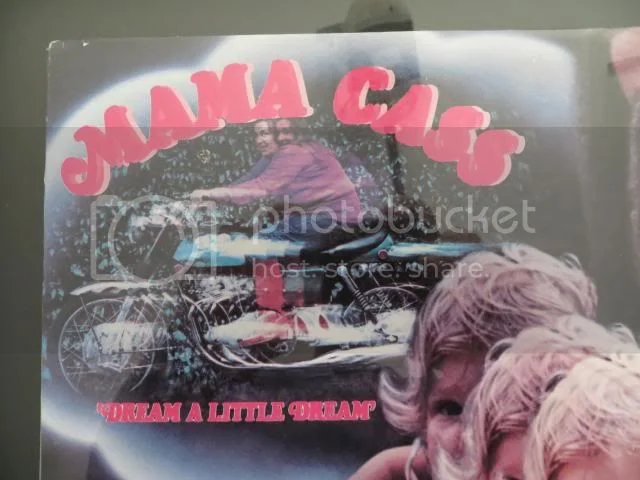 Mama Cass on a Norton