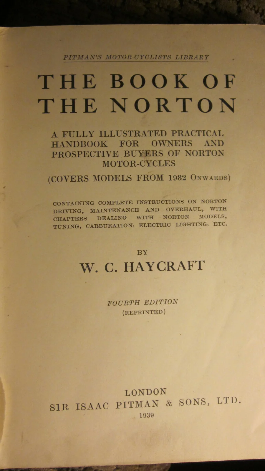 Info on Norton single cylinder bikes 1940 to latest?