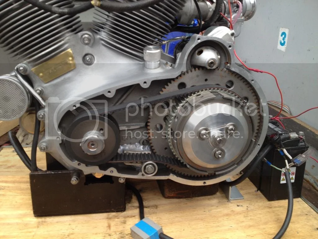 Hegeler electric start Vincent Twin