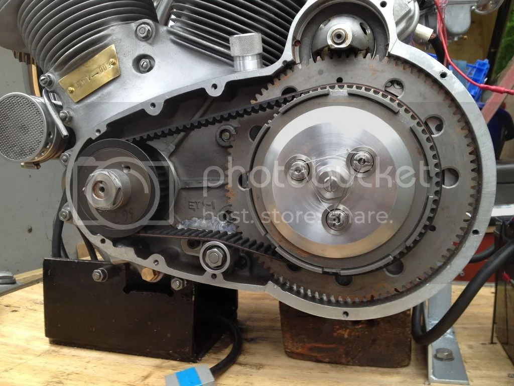 Hegeler electric start Vincent Twin