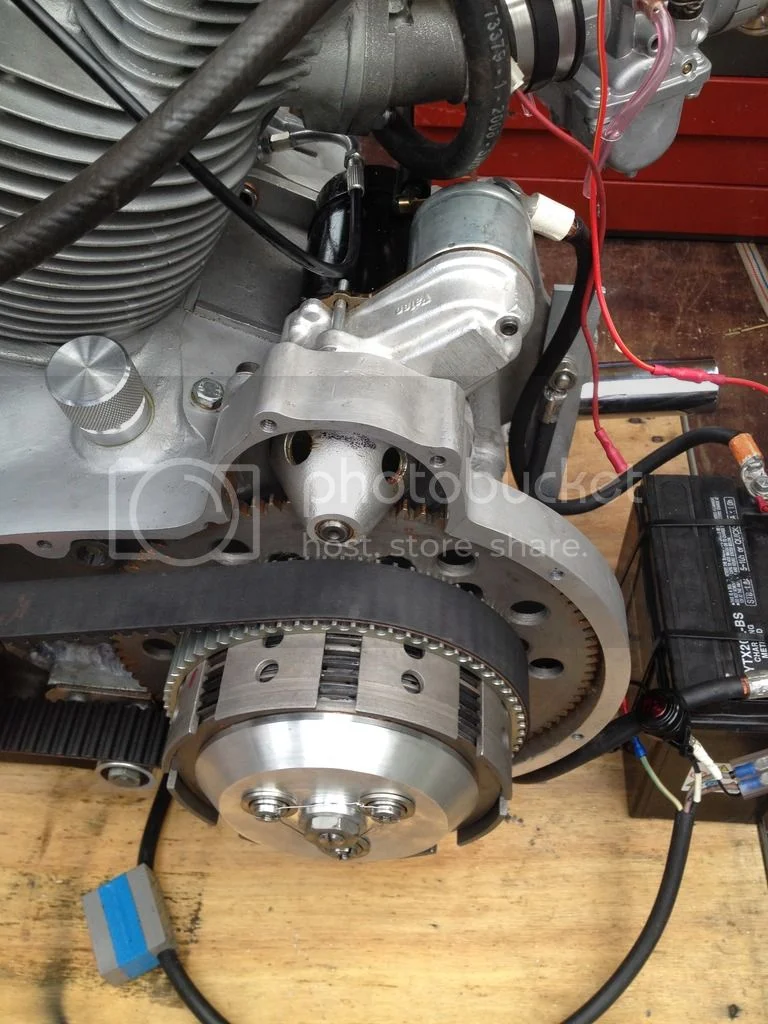 Hegeler electric start Vincent Twin