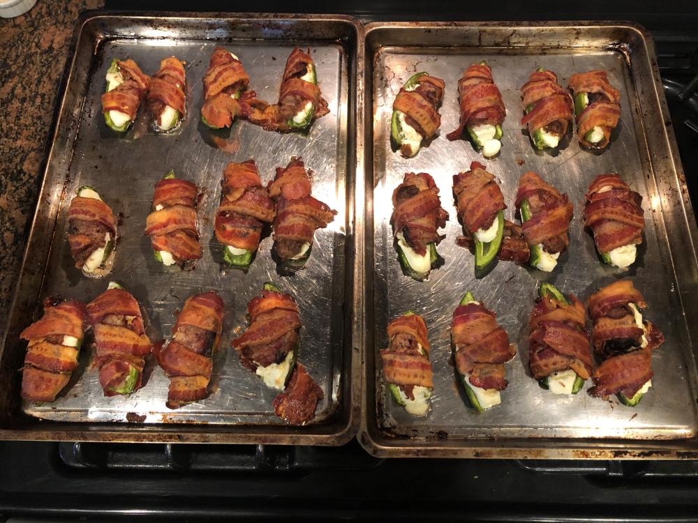 A round of Jalapeno Brisket Poppers for the Pub!