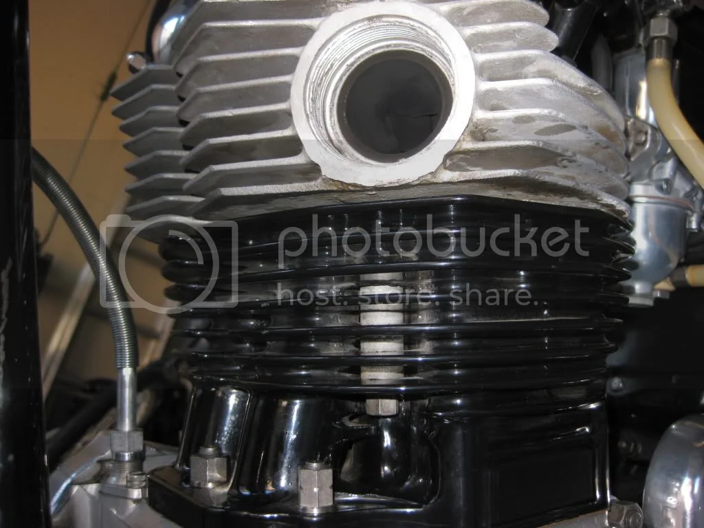 Head bolt oil leak question and pictures...help. Access Norton