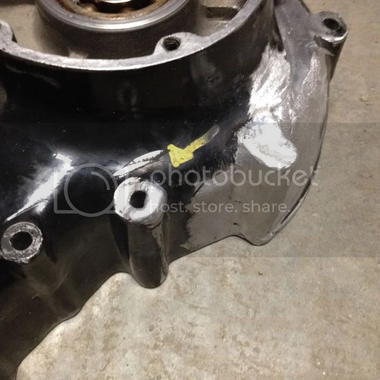 Crankcase repair (53 Vincent restoration)